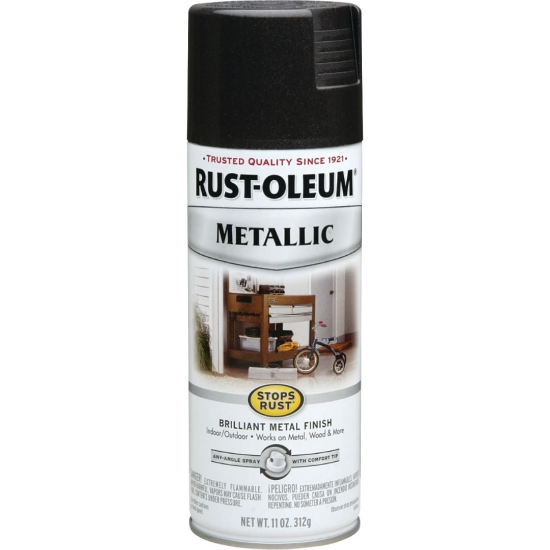 7250830 SPRAY PAINT METALLIC BLACK NIGHT 11OZ