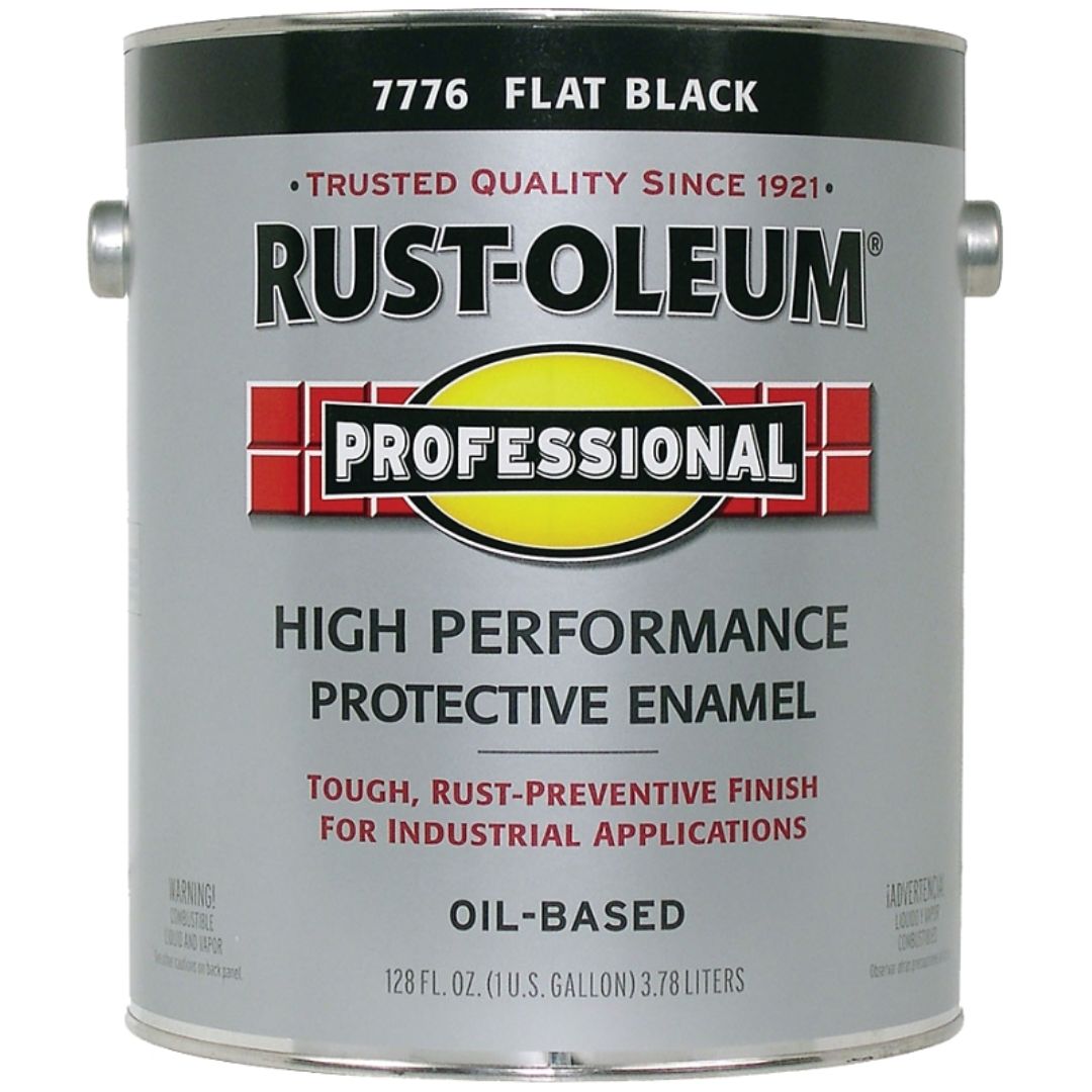 776402 ENAMEL PAINT FLAT BLACK GAL
