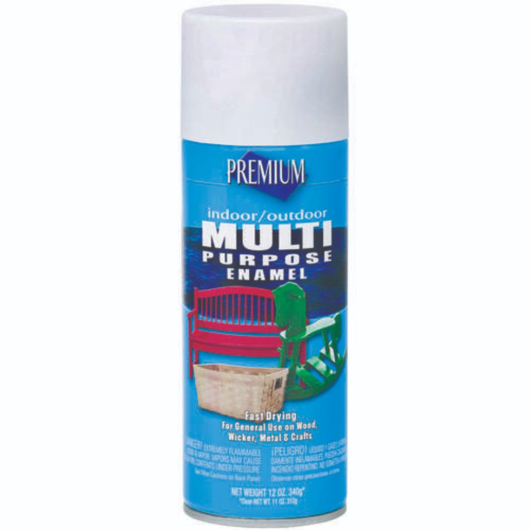 MP1002 SPRAY PAINT MULTI-PURPOSE GLOSS WHITE 12OZ