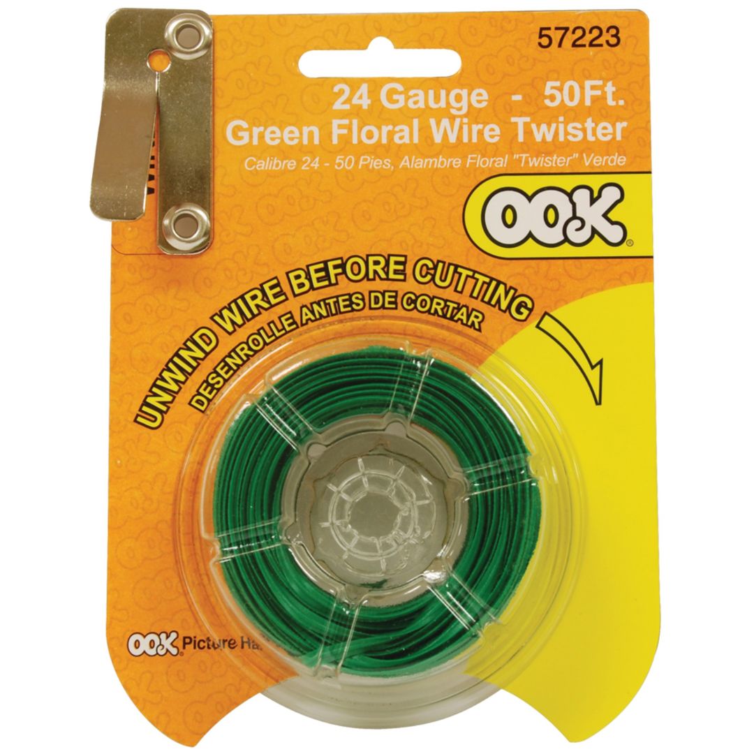 FLORAL WIRE GREEN 24GA 50FT 57223