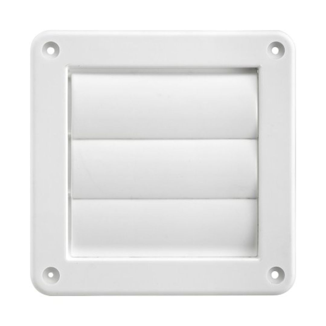 2676W WHITE LOUVERED DRYER VENT