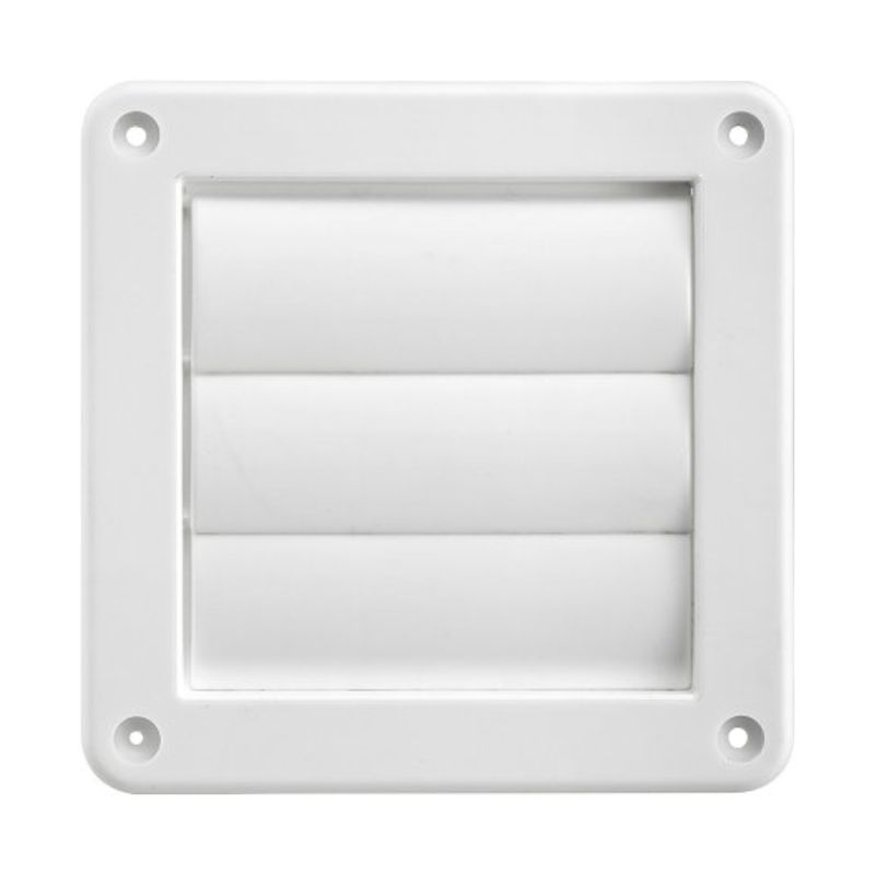 2676W WHITE LOUVERED DRYER VENT