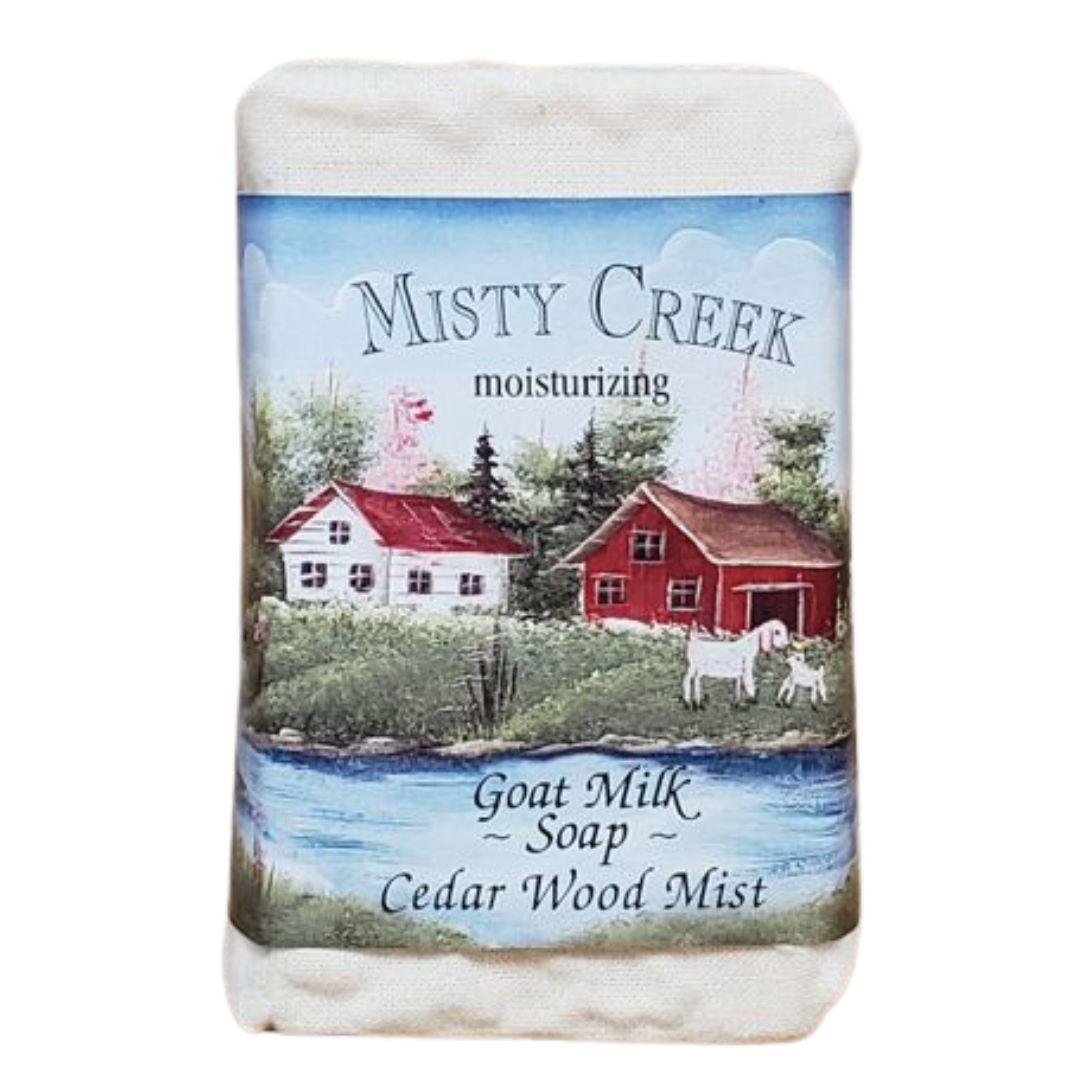 GOAT MILK SOAP CEDAR WOOD MIST 3OZ