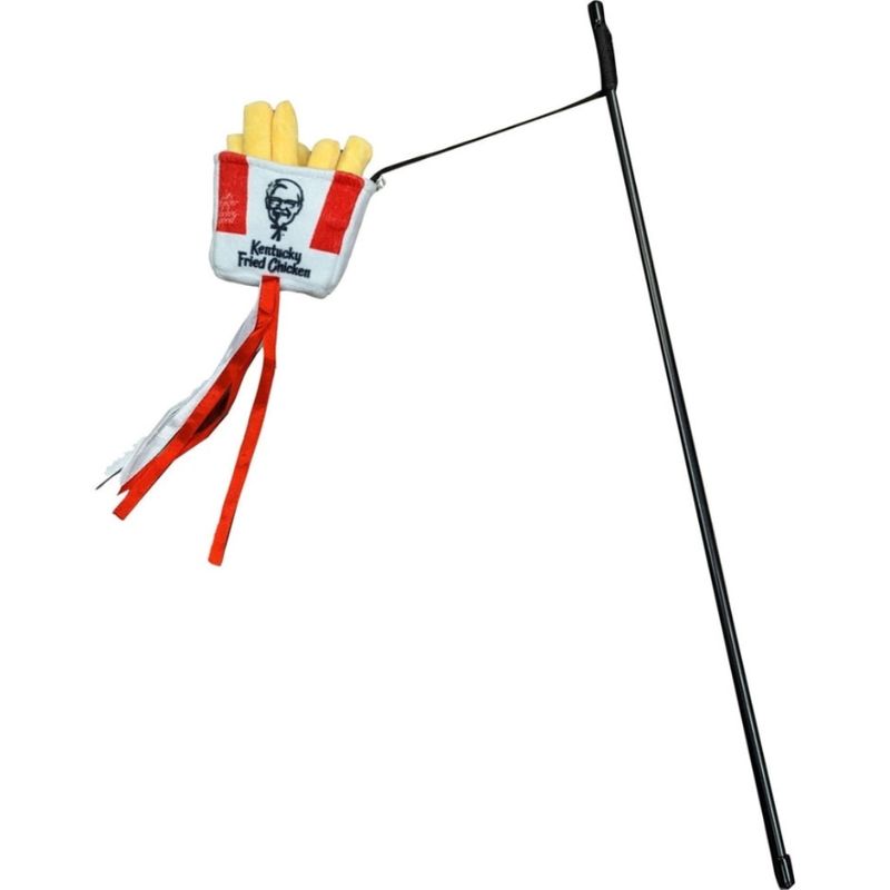 KFC FRIES CAT TOY WAND