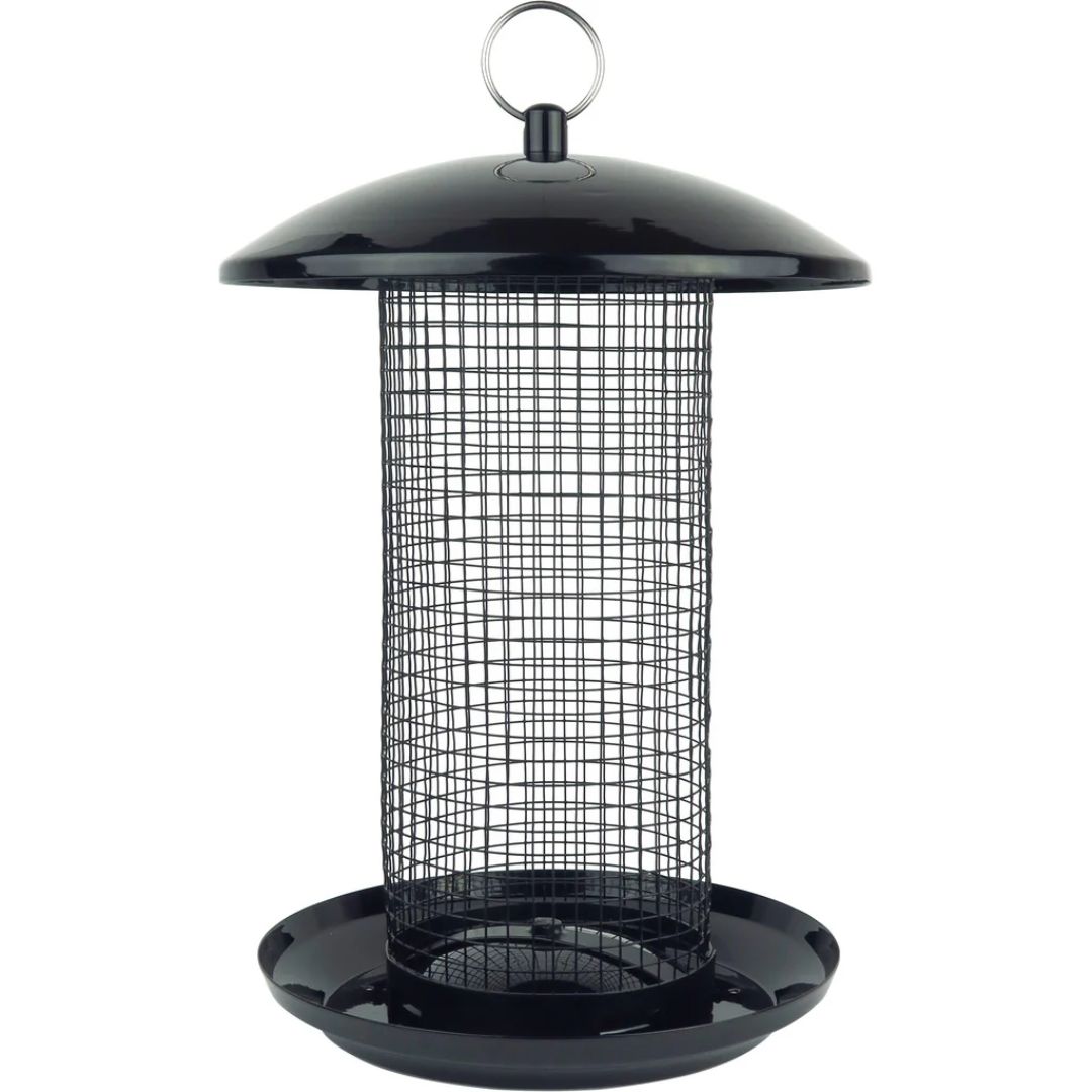 MIDNIGHT METAL MESH SEED/NUT FEEDER