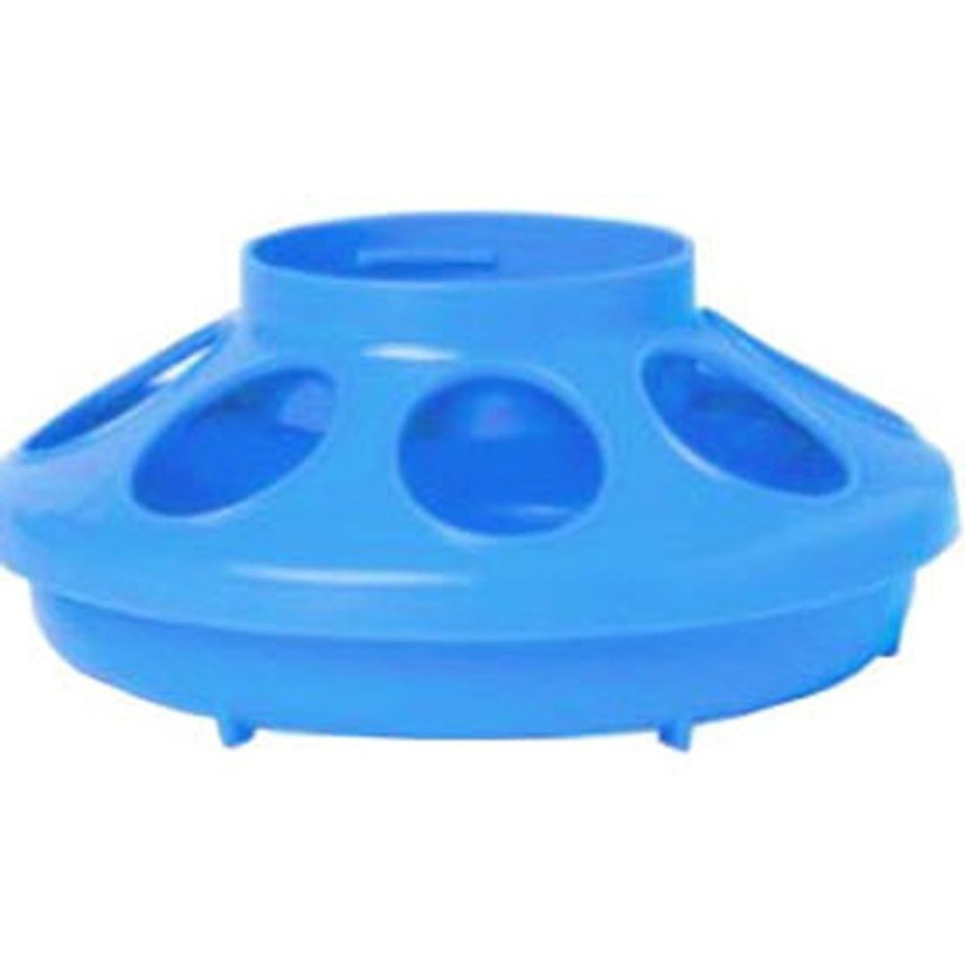 PLASTIC FEEDER BASE BERRY BLUE