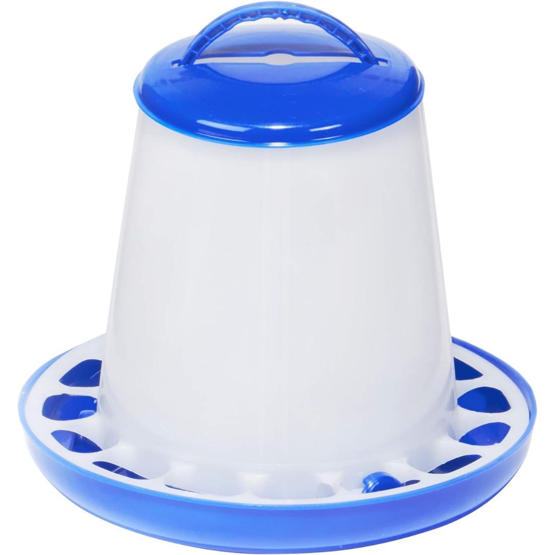 POULTRY FEEDER WITH LID 1.5LB