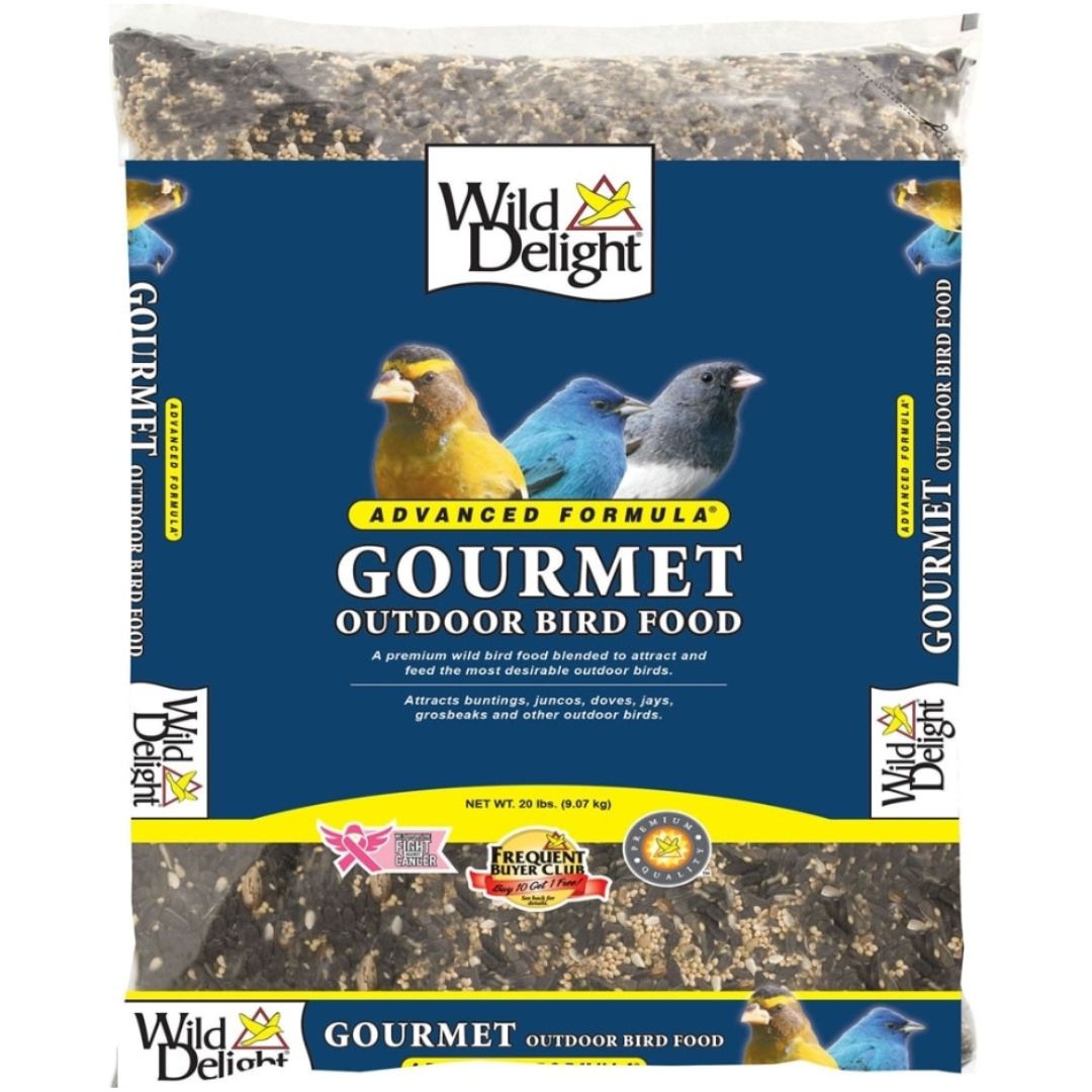 WILD DELIGHT GOURMET OUTDOOR BIRD FOOD 20LB