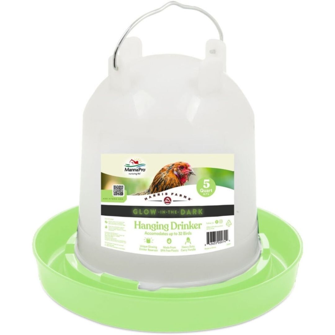 POULTRY WATERER GLOW IN THE DARK 5QT