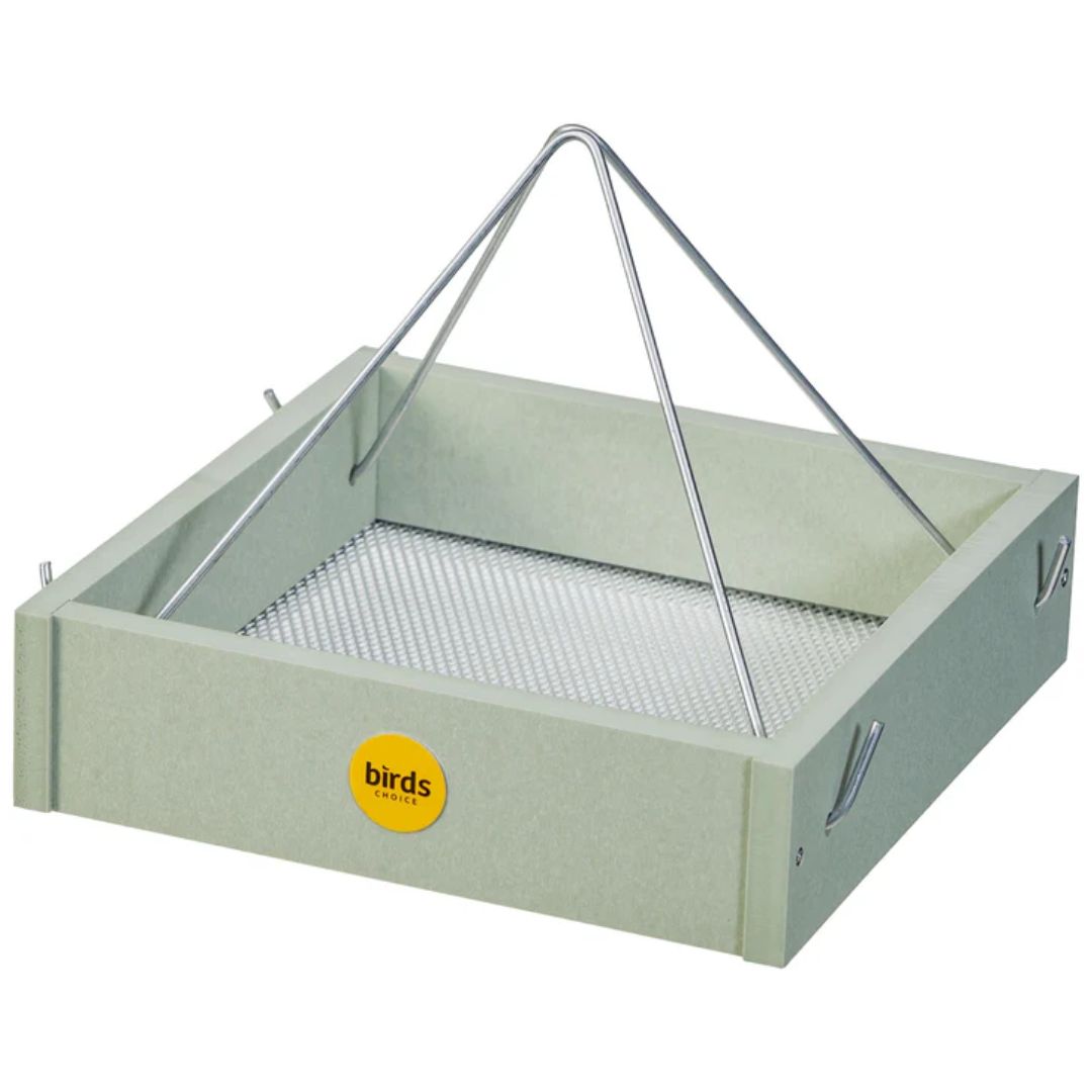 BIRD'S CHOICE HANGING TRAY FEEDER SAGE