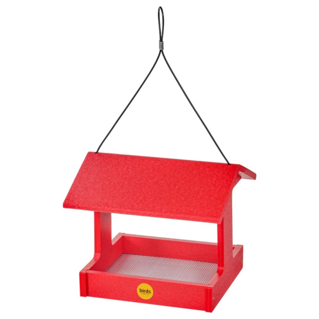 BIRD'S CHOICE FLY THRU FEEDER RED