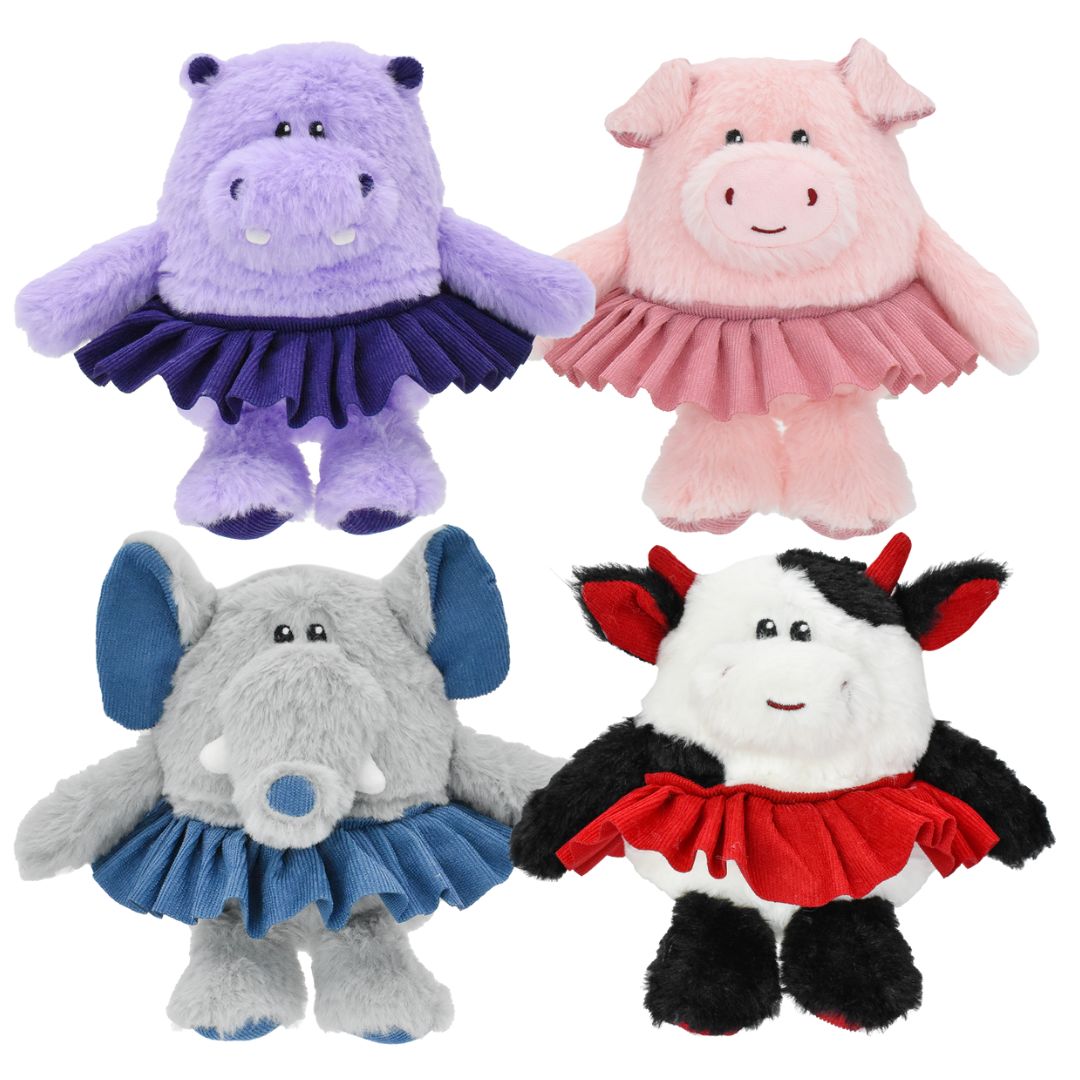 TUTU ANIMALS PLUSH DOG TOY