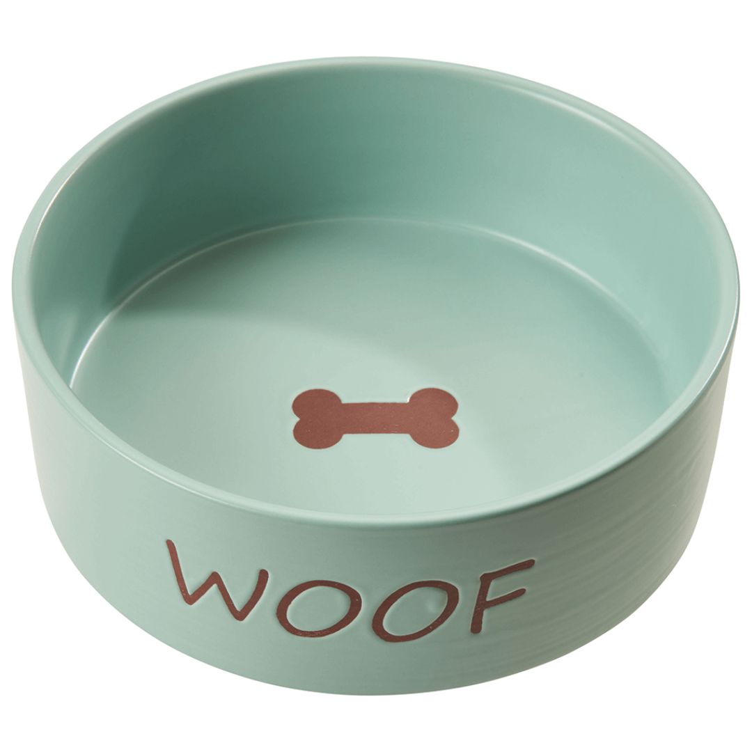 PORTOFINO DOG DISH SKY BLUE 7IN