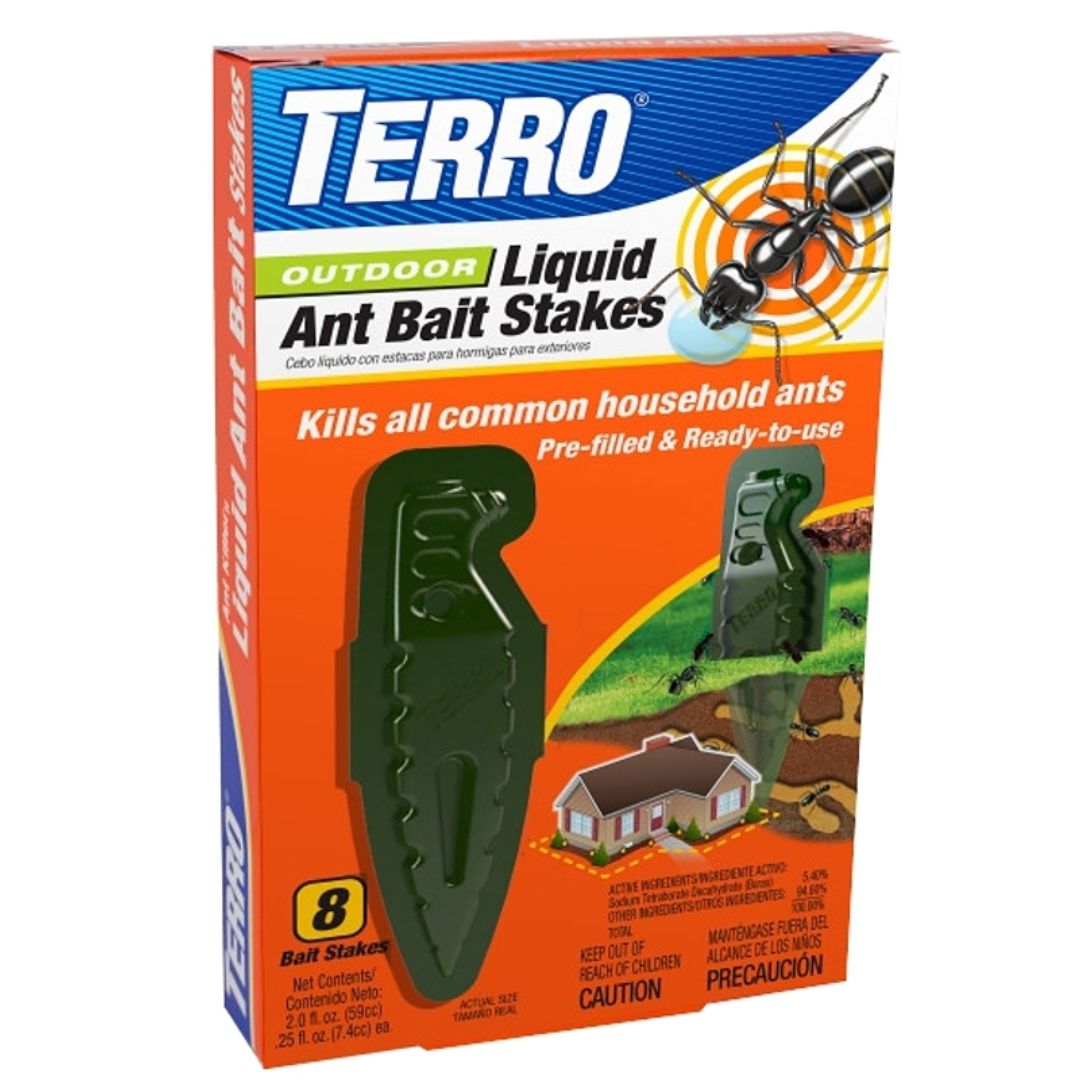 T1813 OUTDOOR LIQUID ANT BAIT STAKES TERRO