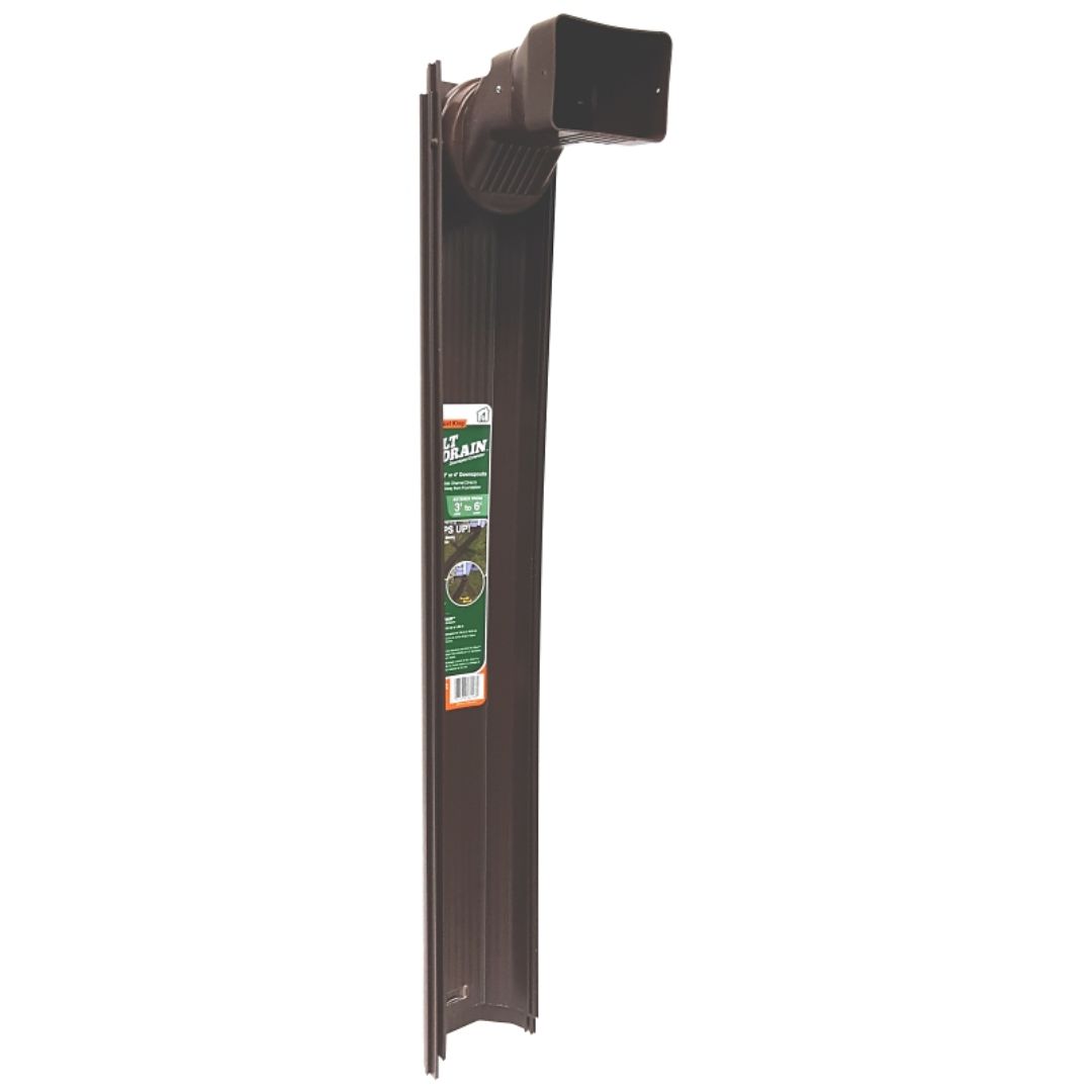 DOWNSPOUT EXTENSION BROWN 6FT