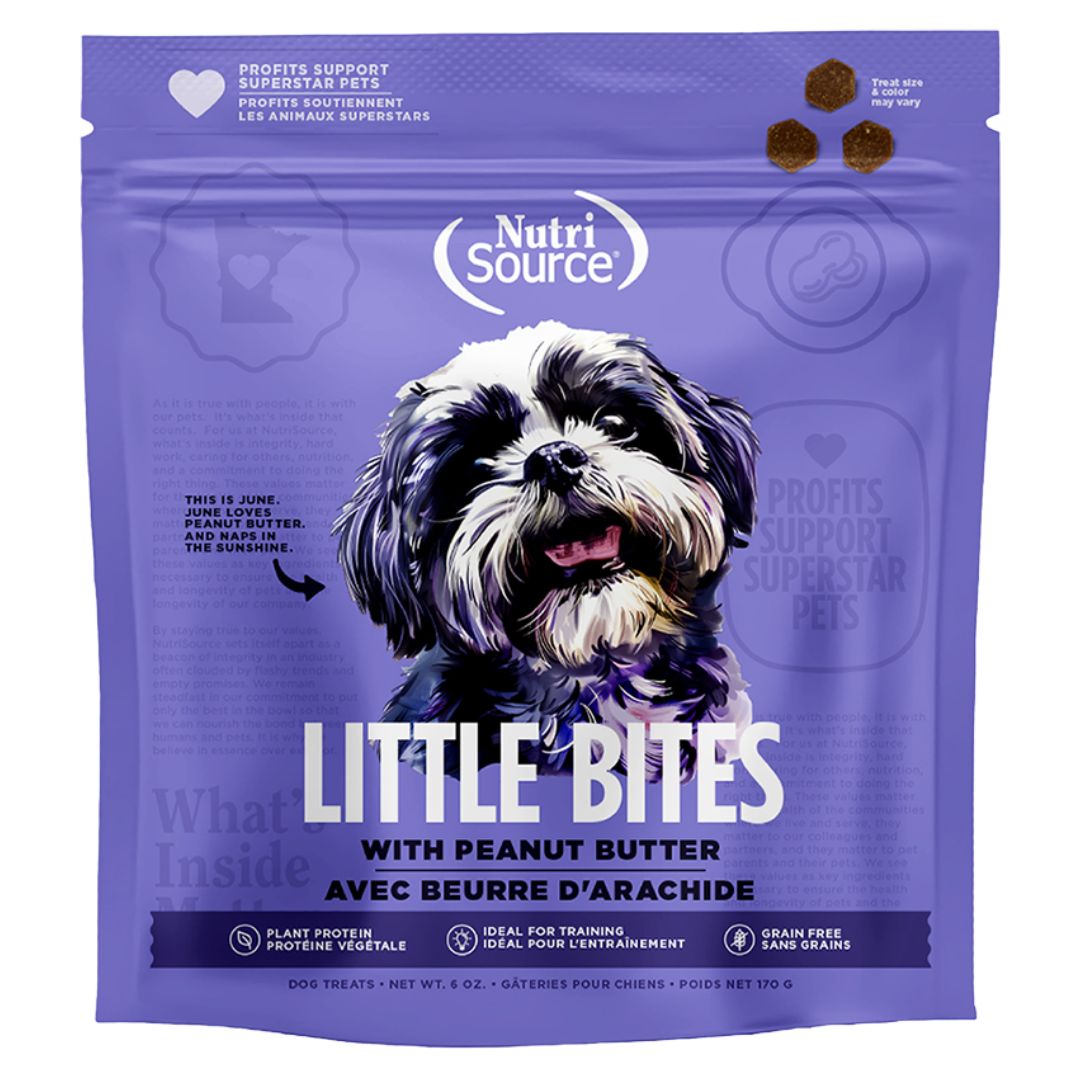 NUTRISOURCE GRAIN FREE LITTLE BITES PEANUT BUTTER