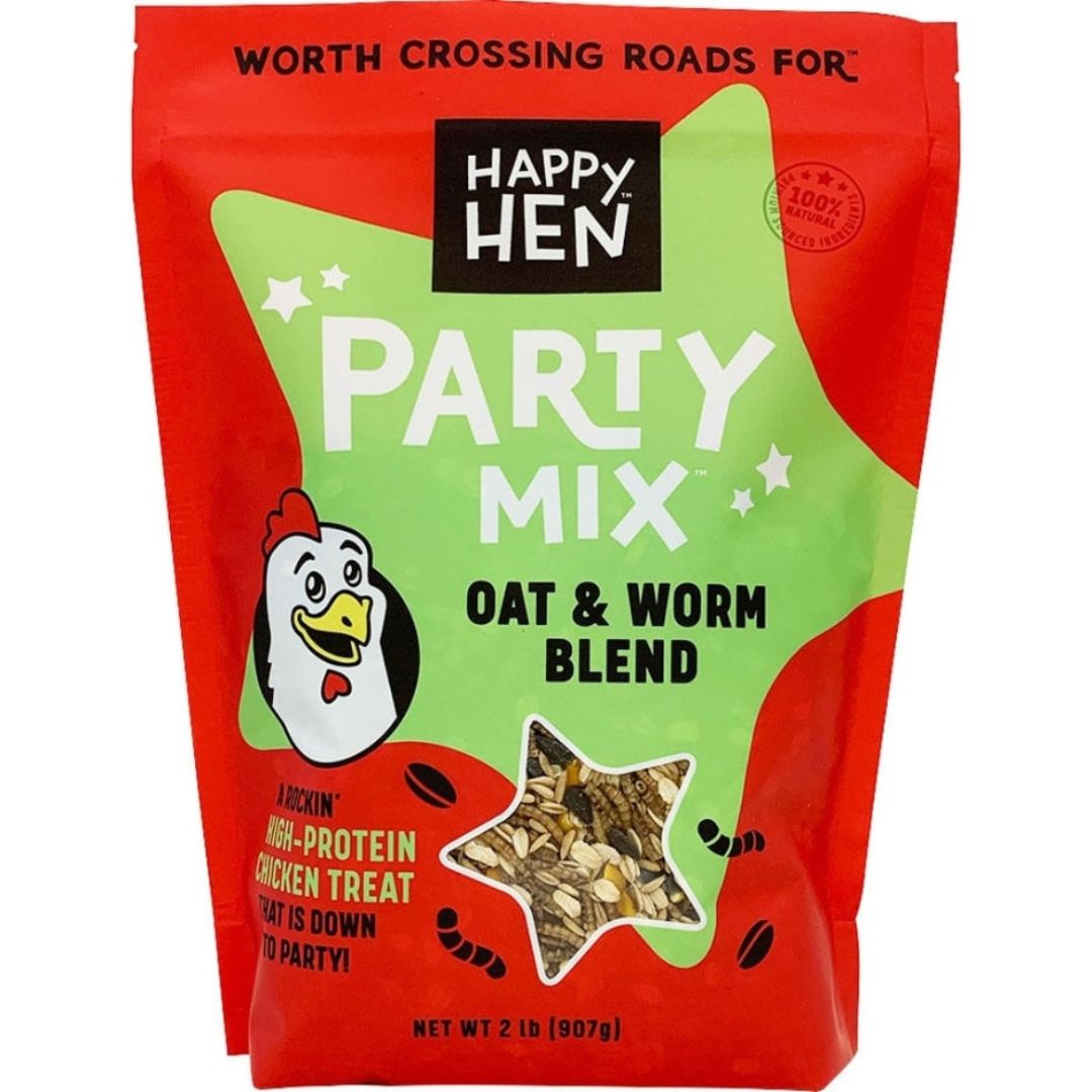 HAPPY HEN PARTY MIX OAT &amp; MEALWORM 2LB