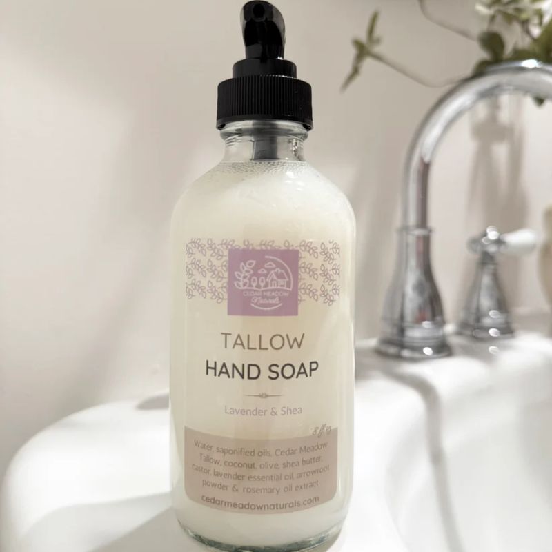 CEDAR MEADOW NATURALS LAVENDER LIQUID TALLOW HAND SOAP