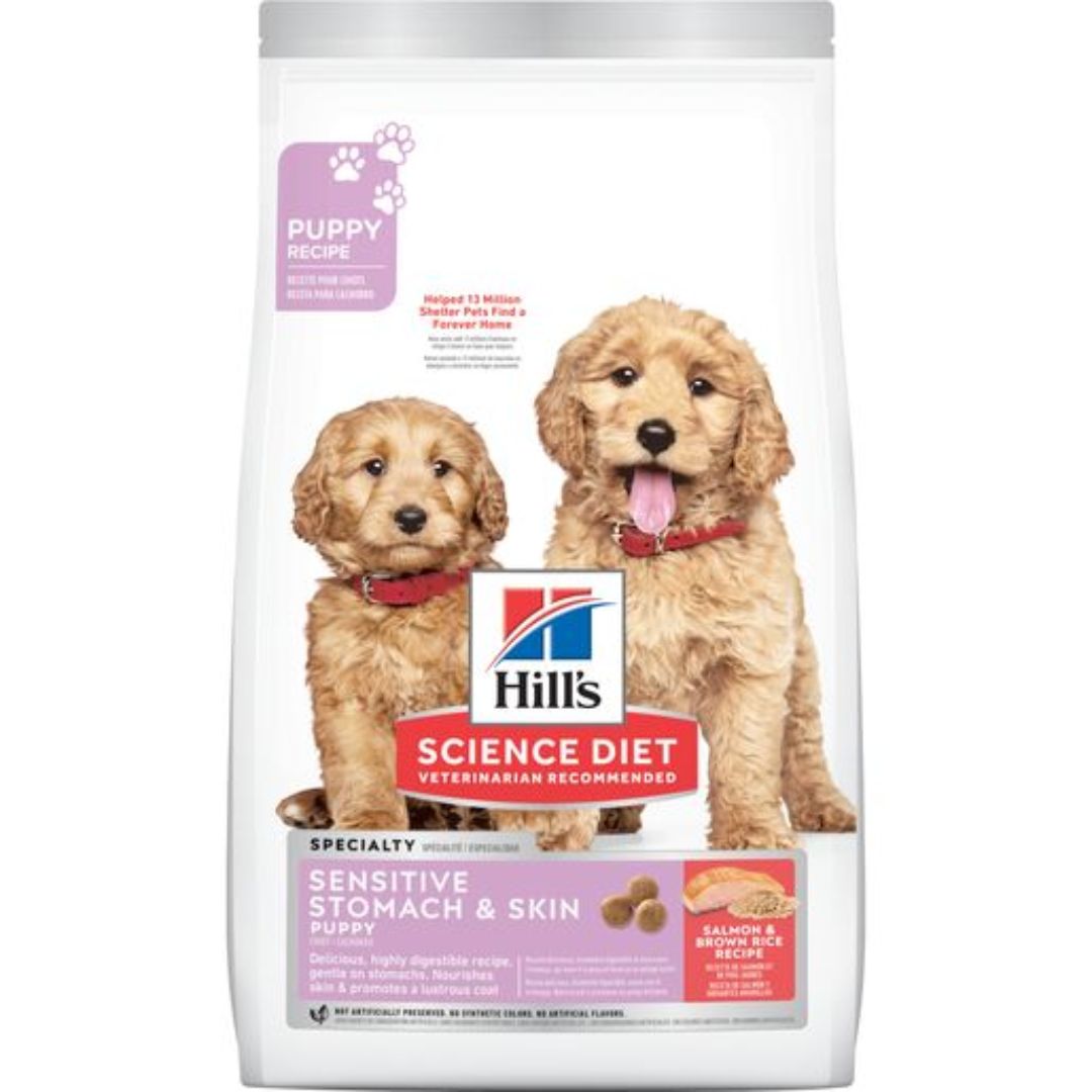 SCIENCE DIET PUPPY SENSIITVE SKIN &amp; STOMACH 4LB