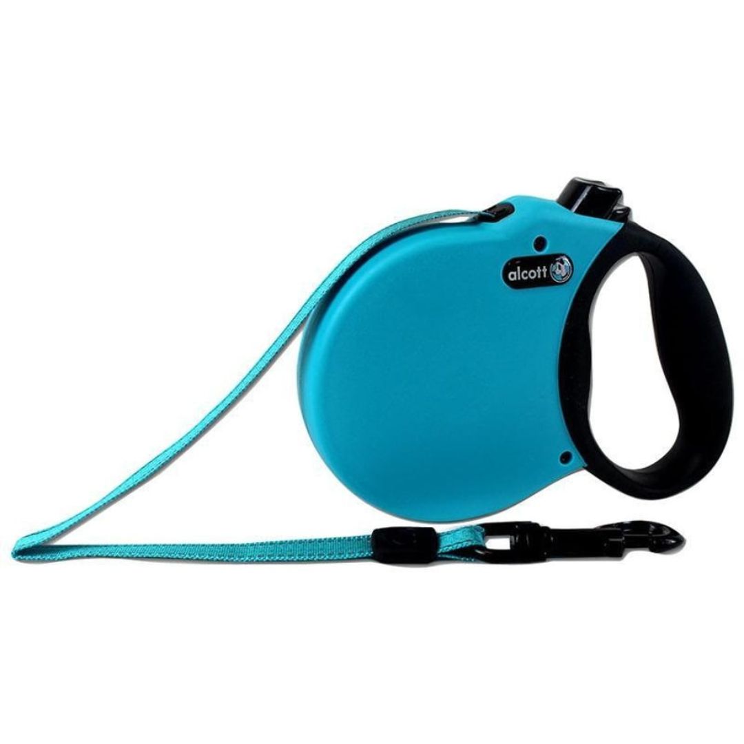 RETRACTABLE LEASH BLUE MED