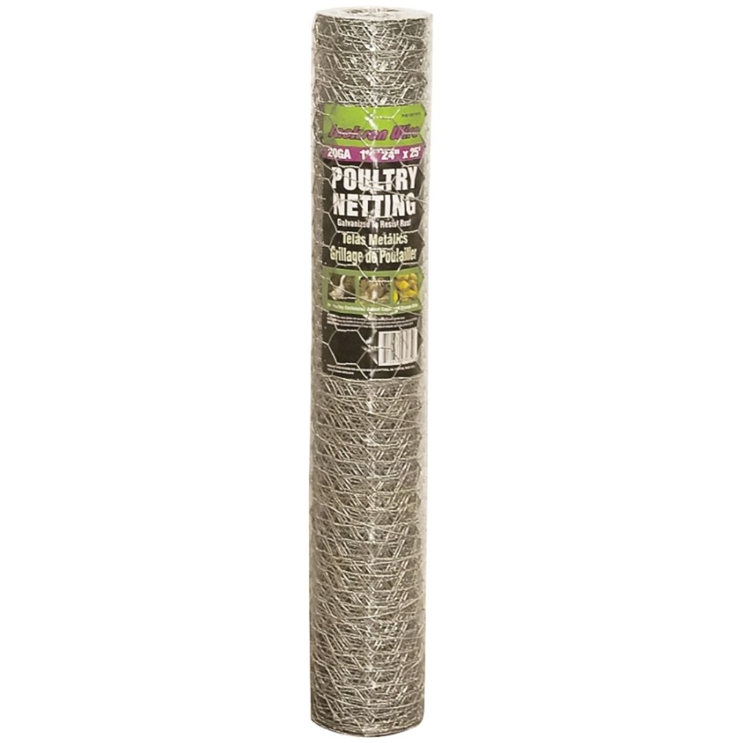 POULTRY NETTING/CHICKEN WIRE 24"X25'X1"