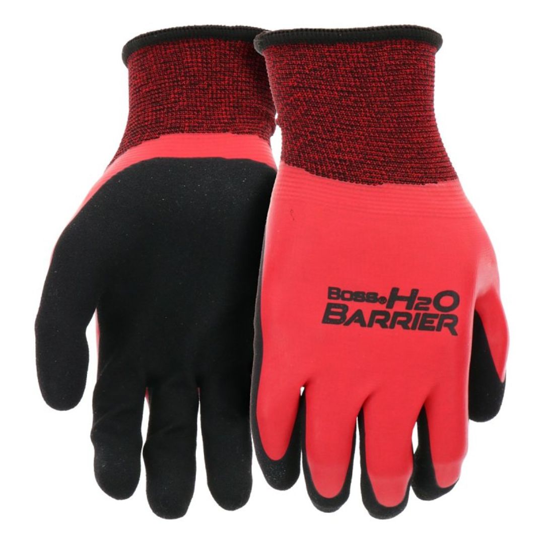 BOSS TACTILE H20 BARRIER GLOVES RED LG