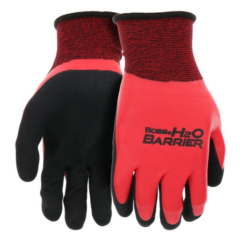 BOSS TACTILE H20 BARRIER GLOVES RED LG