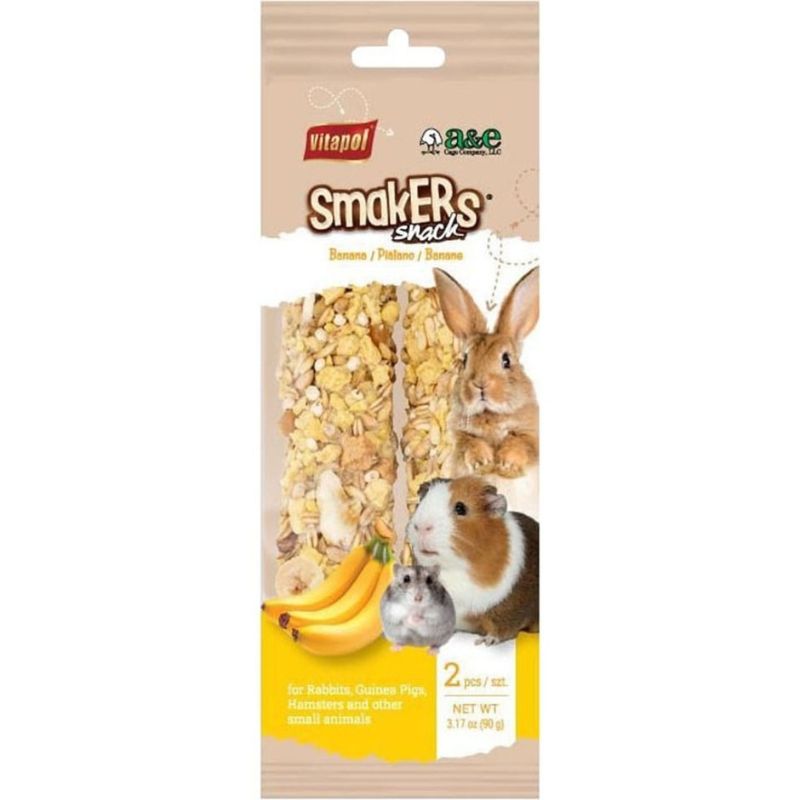 SMACKERS TREAT STICKS BANANA 2PK