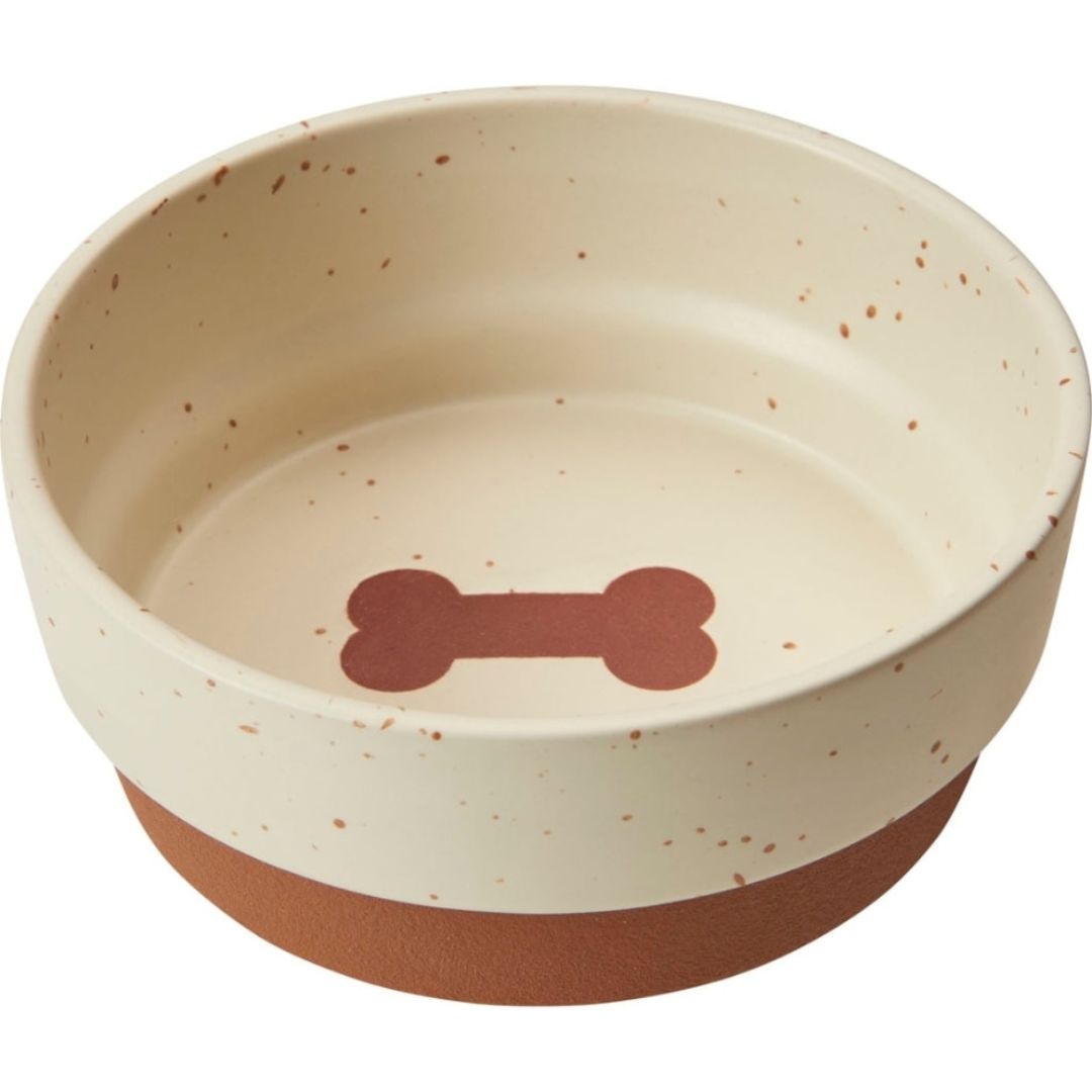 DOG DISH SEDONA BROWN 5IN