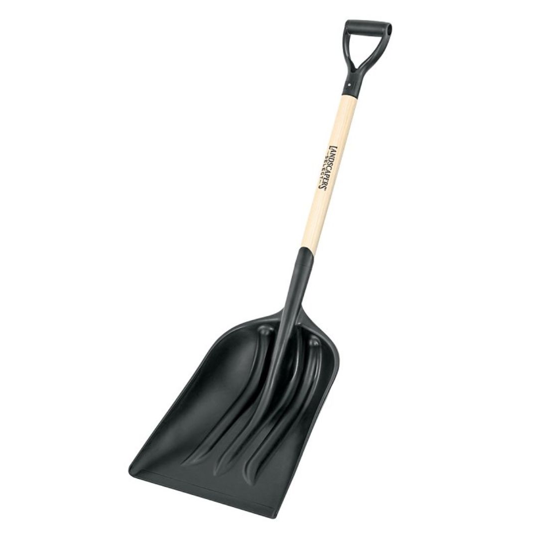 POLY SCOOP SHOVEL D-HANDLE