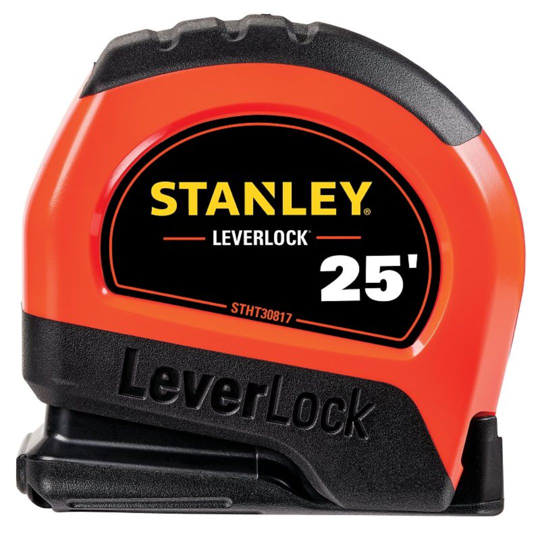STANLEY TAPE MEASURE LEVERLOCK STHT30817S 25FT