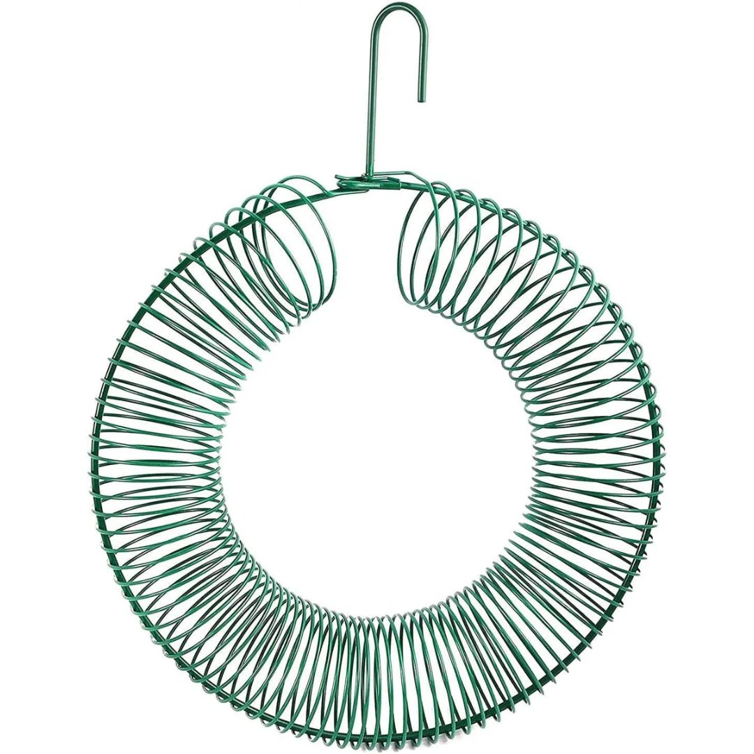 PEANUT WREATH FEEDER GREEN