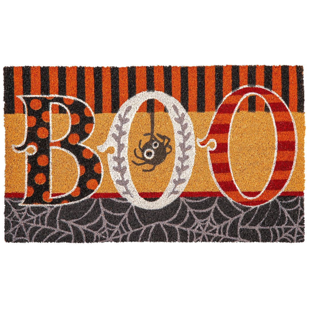 DOOR MAT HALLOWEEN BOO