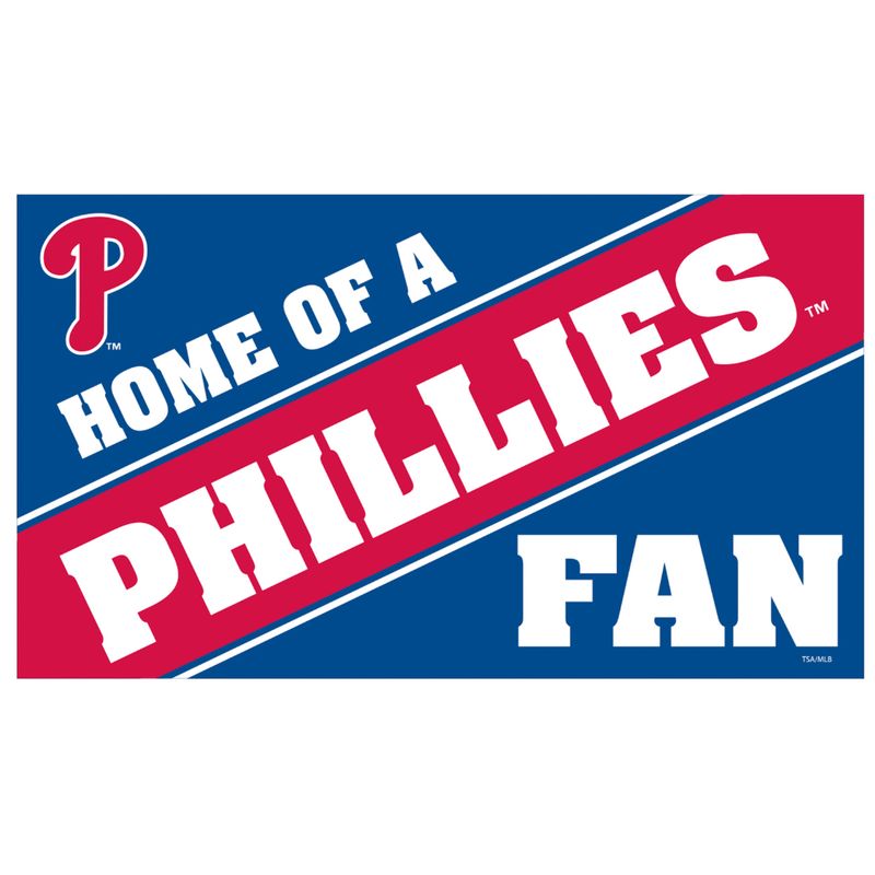 DOOR MAT HOME OF A PHILLIES FAN