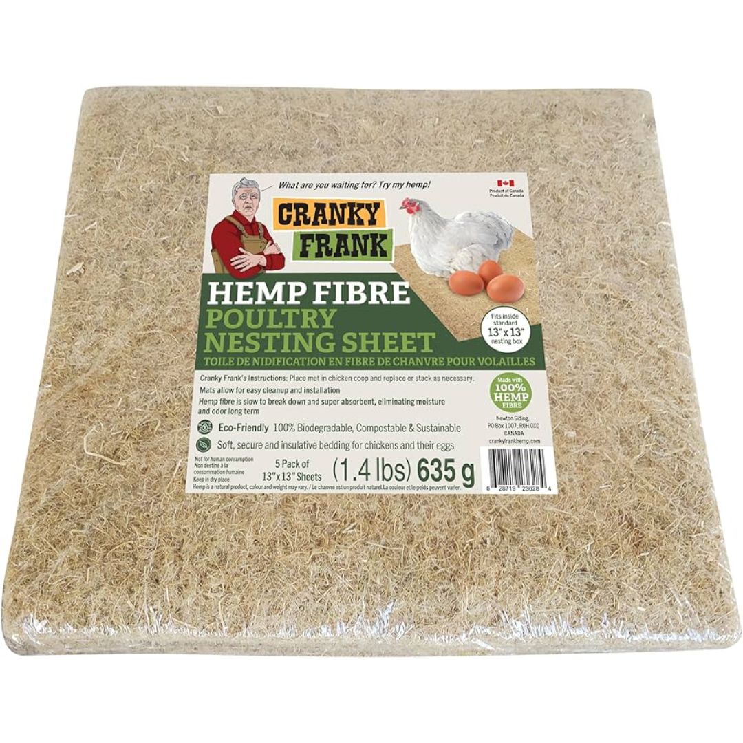 NESTING PADS HEMP CRANKY FRANK 5PK
