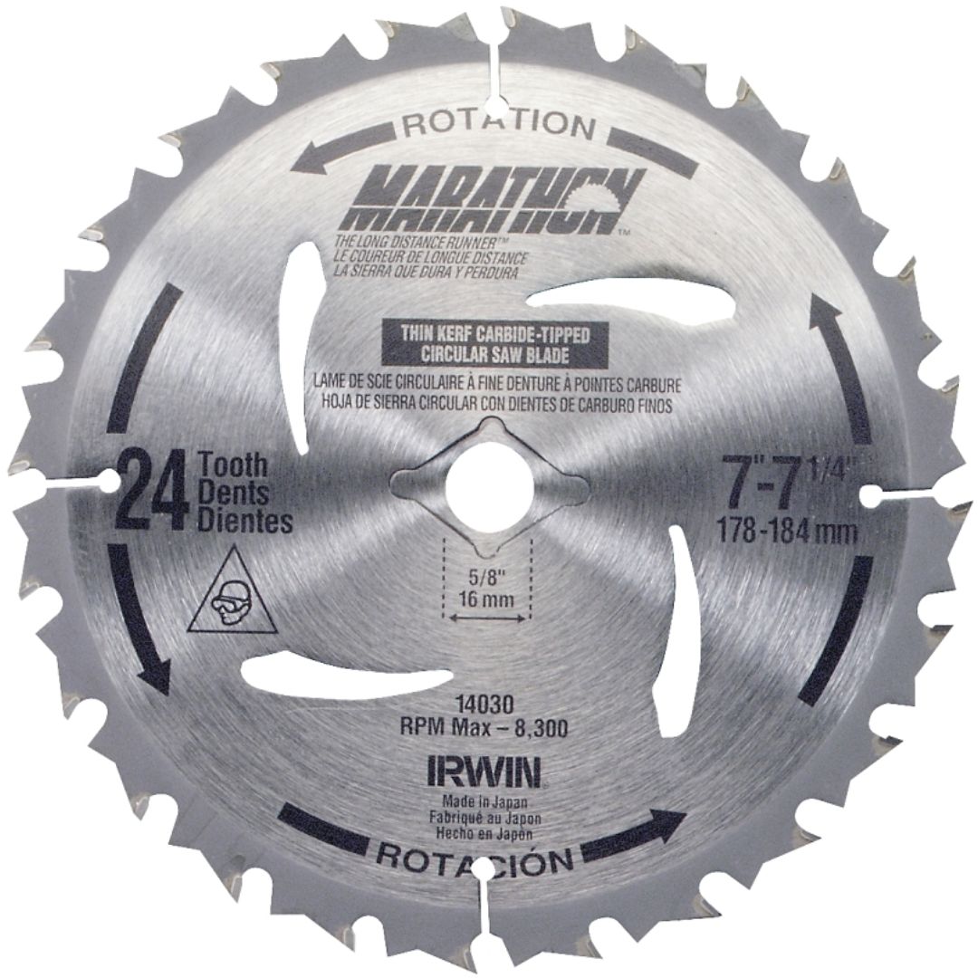 14030 CIRCULAR SAW BLADE FRAME/RIP 7-1/4IN 24-TEETH