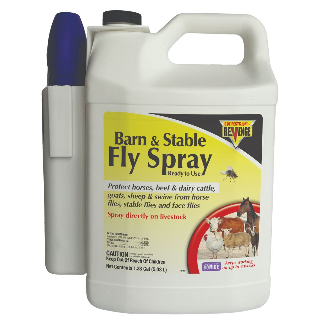 REVENGE BARN &amp; STABLE FLY SPRAY RTU 1.33GAL
