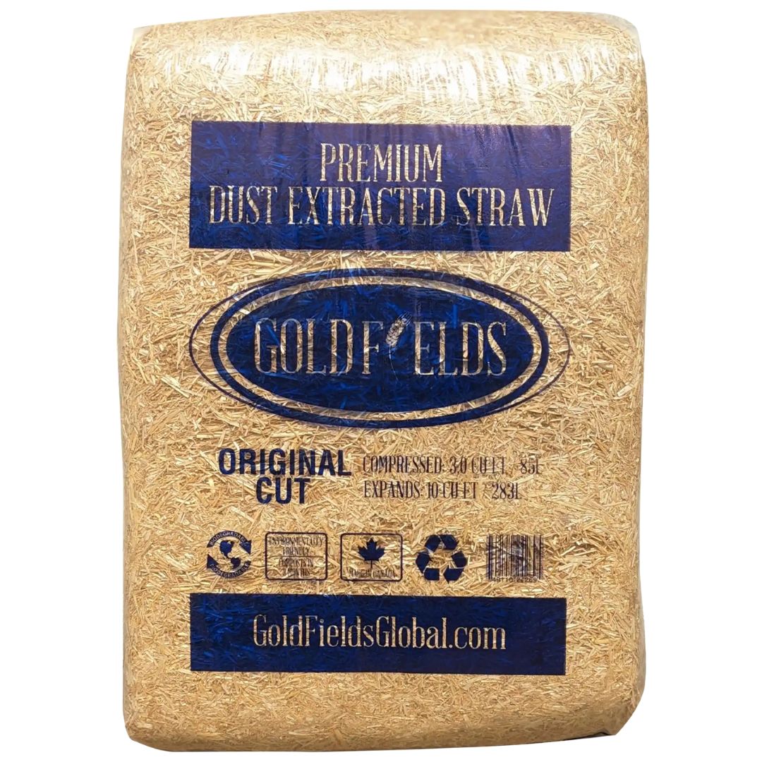 GOLDFIELDS PREMIUM DUST EXTRACTED CHOPPED STRAW 3CUFT