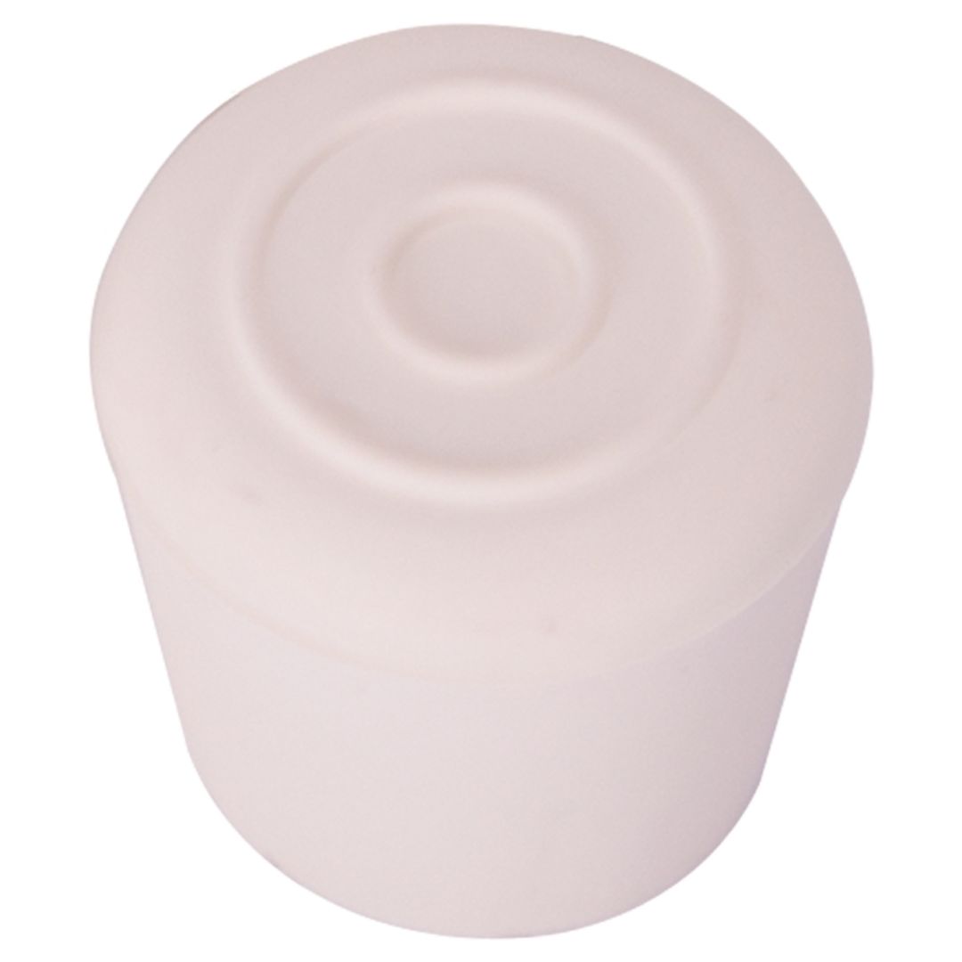 RUBBER LEG TIPS FE-50646-B WHITE 1-1/8IN 4PK