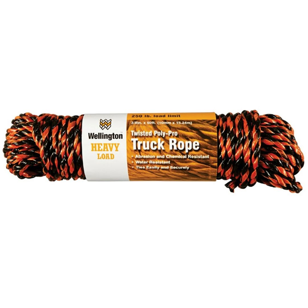 34555 TWISTED POLY TRUCK ROPE 3/8X50FT