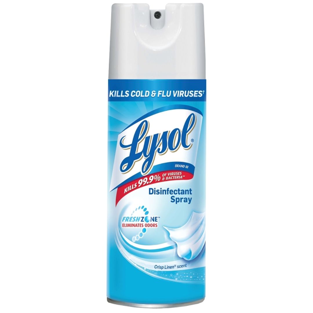 LYSOL DISINFECTANT SPRAY CRISP LINEN 12OZ