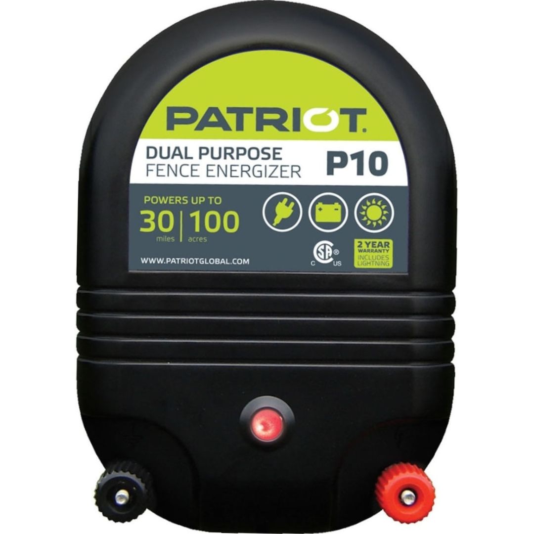 PATRIOT DUAL-PURPOSE FENCE CHARGER 30 MILE