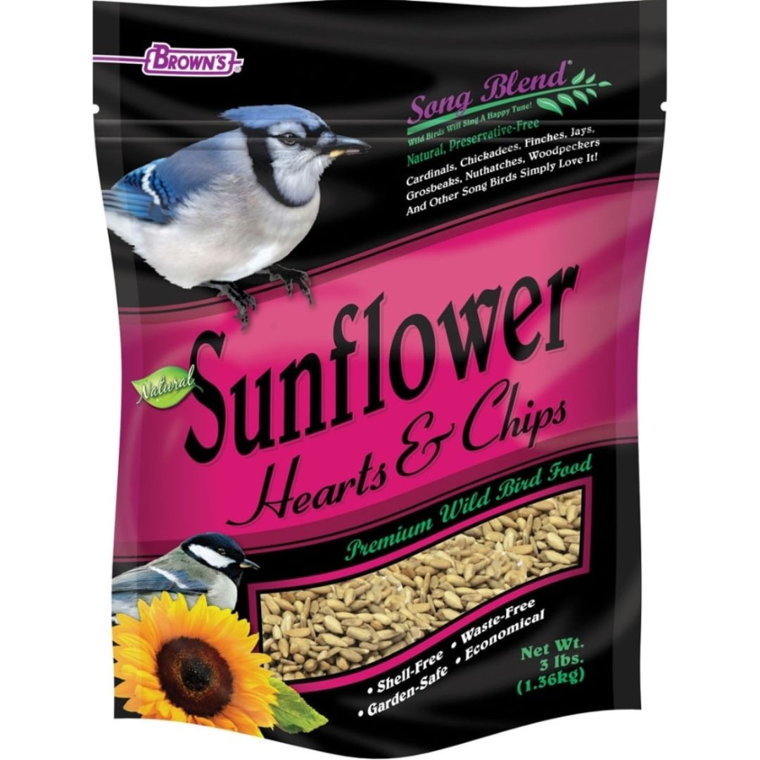 SUNFLOWER HEARTS &amp; CHIPS 3LB