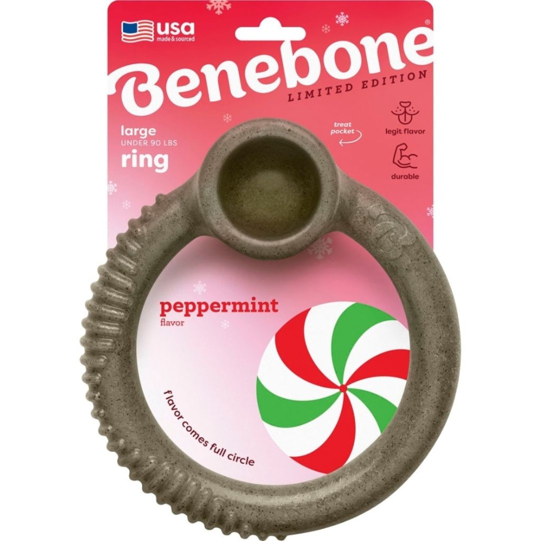 BENEBONE HOLIDAY RING PEPPERMINT LG