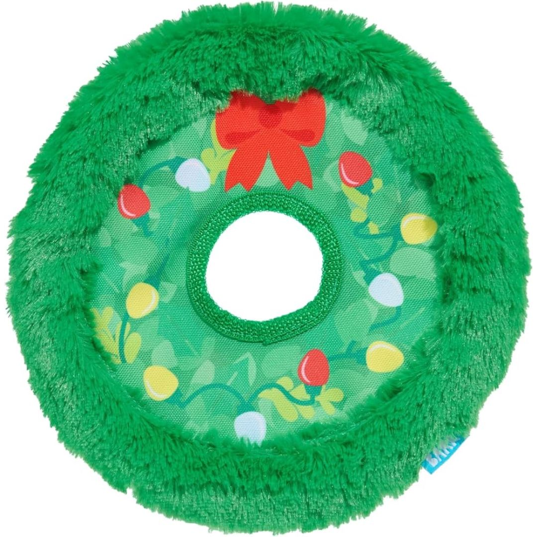 BARK GET LIT WREATH DOG TOY