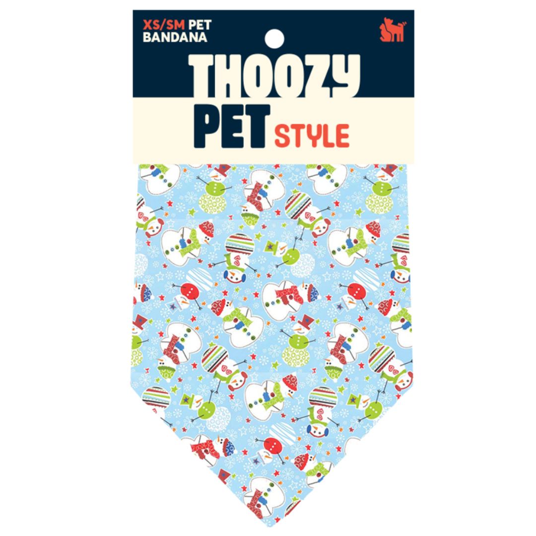 DOG BANDANA FESTIVE &amp; FROSTED XS/SM