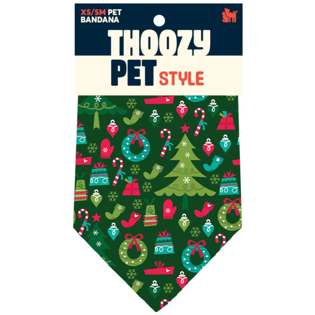 DOG BANDANA DECK THE PAWS XS/SM