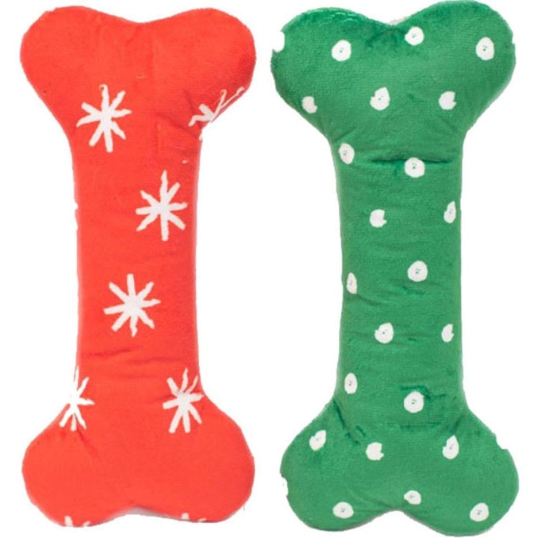 ZIPPYPAWS HOLIDAY BONES LG 2PK