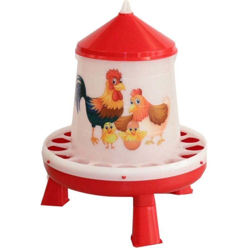 POULTRY FEEDER ILLUSTRATED 8.5LB