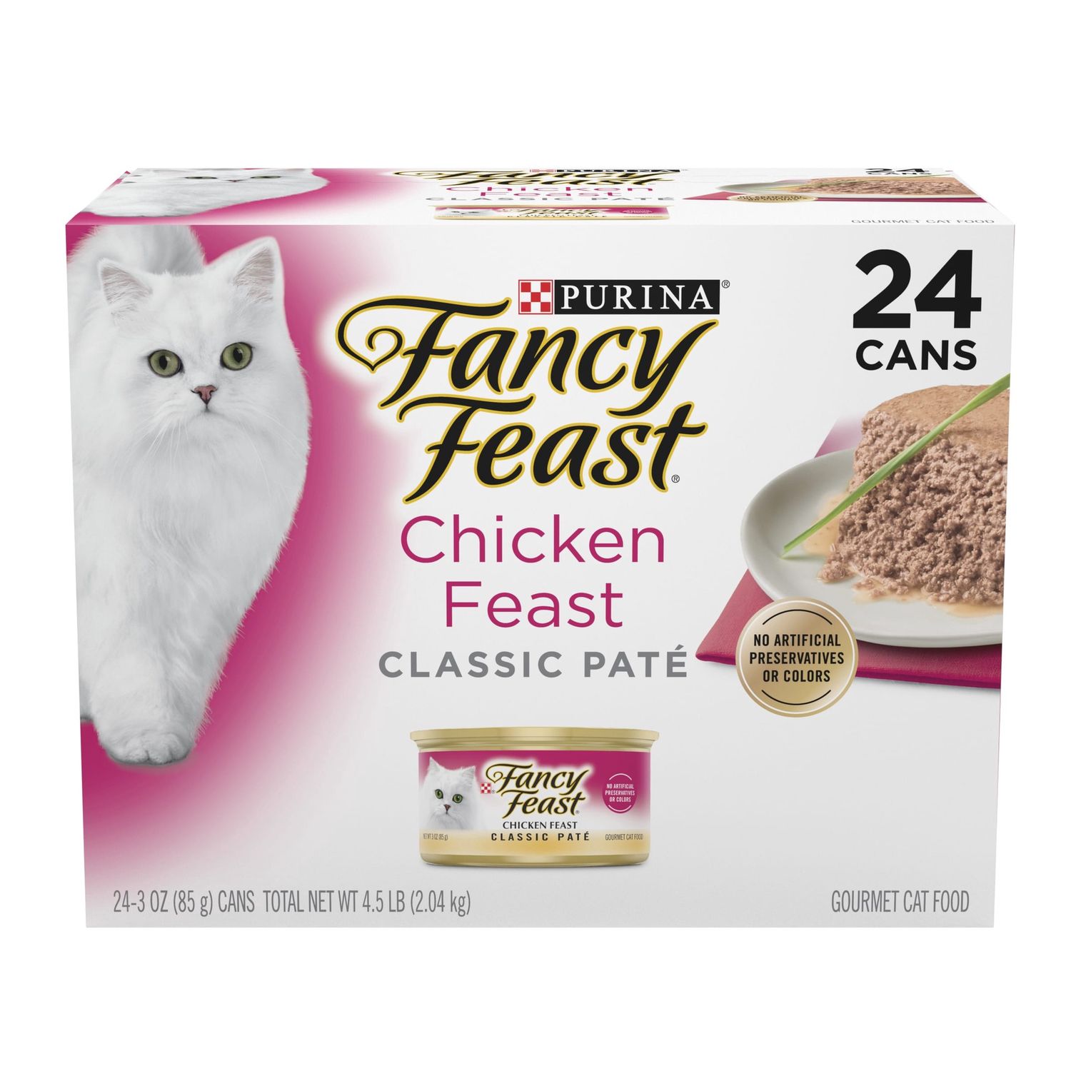 FANCY FEAST CHICKEN FEAST PATE 24/3OZ